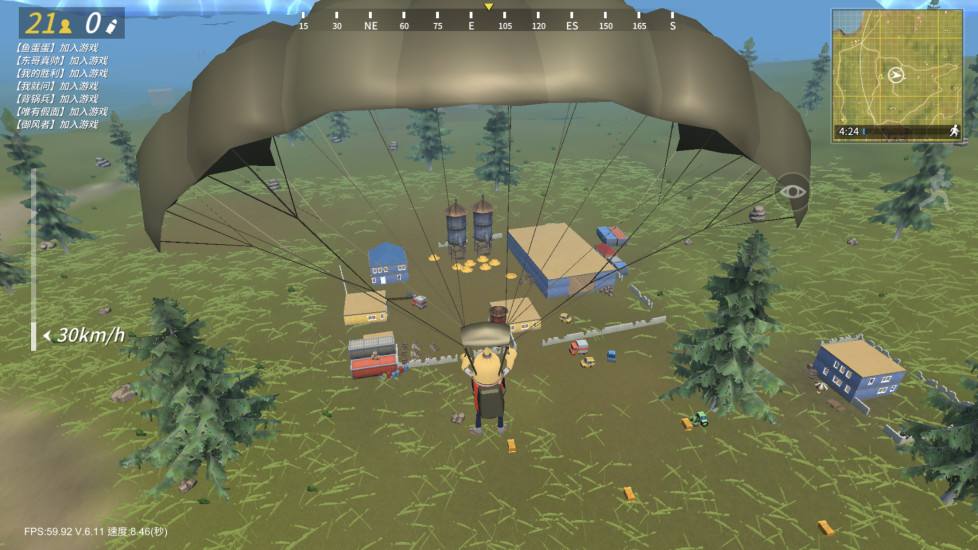 香肠派对如何跳伞下落的更快